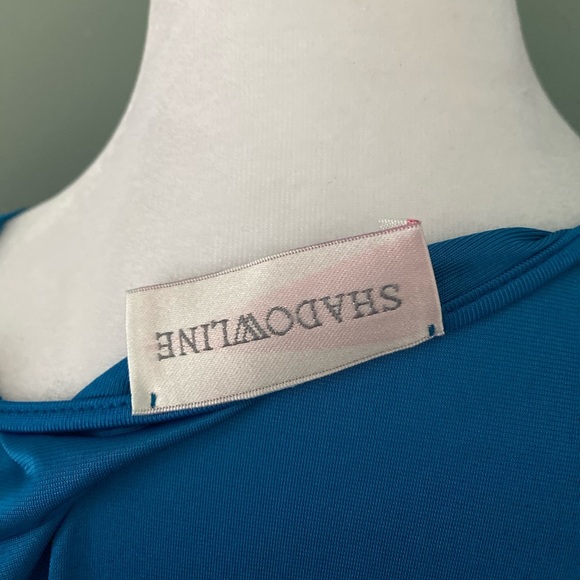 Shadowline Gowns 2 blue/floral - Picture 3 of 7